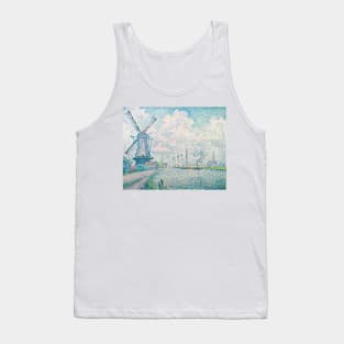 Canal of Overschie by Paul Signac Tank Top